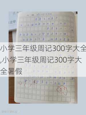 小学三年级周记300字大全,小学三年级周记300字大全暑假